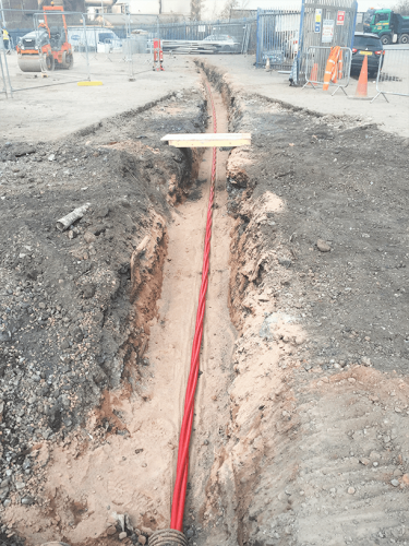 11 KV Cable Laying